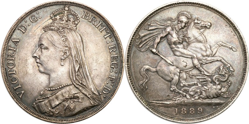 Great Britain
Wielka Brytania, Victoria. 1 crown (Kronen) 1889, London 

Wybi...