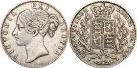 Great Britain
Wielka Brytania, Victoria. 1 crown (Kronen) 1845 

Patyna.Seaby 3882

Details: 28,13 g Ag 
Condition: 3 (VF)