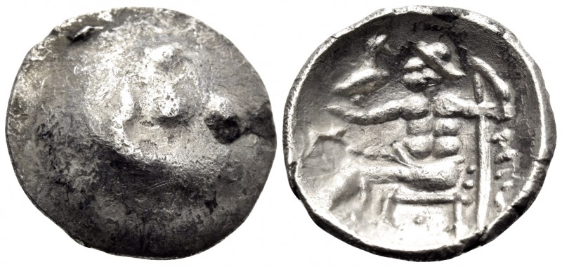 CELTIC, Lower Danube. Uncertain tribe. 2nd-1st centuries BC. Drachm (Silver, 19 ...