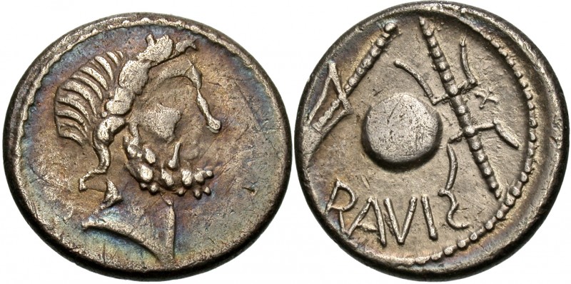EASTERN EUROPE, Eravisci. Late 1st century BC, or later. Denarius (Silver, 16 mm...