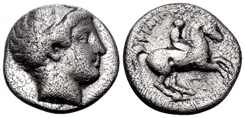 KINGS OF MACEDON. Philip II, 359-336 BC. Fifth Tetradrachm (Silver, 14 mm, 2.71 ...