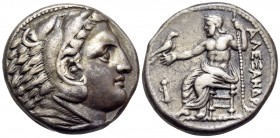 KINGS OF MACEDON. Alexander III ‘the Great’, 336-323 BC. Tetradrachm (Silver, 23 mm, 17.17 g, 6 h), Amphipolis, struck under Antipater, c. 325-323/2. ...