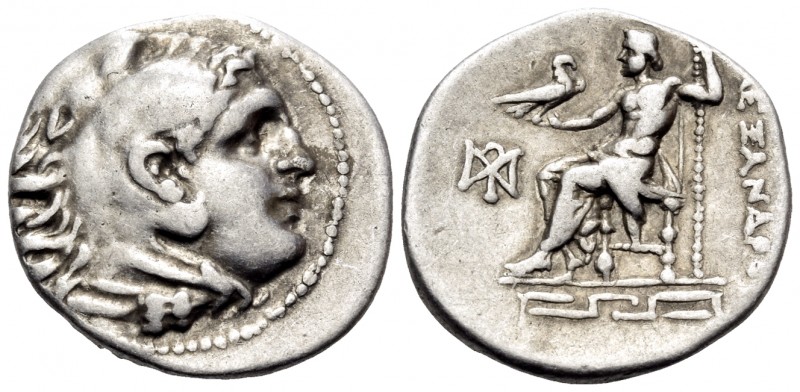 KINGS OF MACEDON. Alexander III ‘the Great’, 336-323 BC. Drachm (Silver, 18.5 mm...