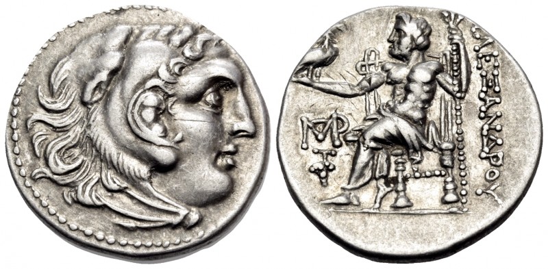 KINGS OF MACEDON. Alexander III ‘the Great’, 336-323 BC. Drachm (Silver, 20.5 mm...