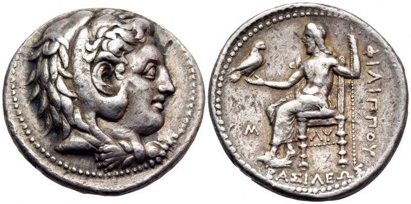 KINGS OF MACEDON. Philip III Arrhidaios, 323-317 BC. Tetradrachm (Silver, 26.5 m...
