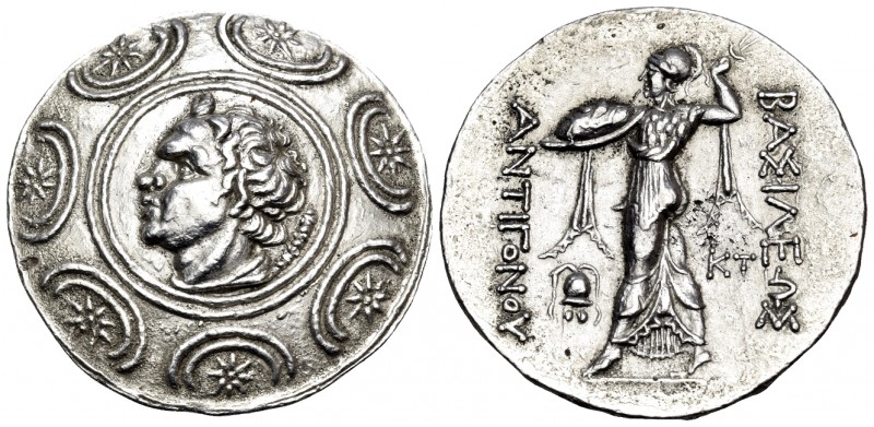 KINGS OF MACEDON. Antigonos II Gonatas, 277/6-239 BC. Tetradrachm (Silver, 31 mm...