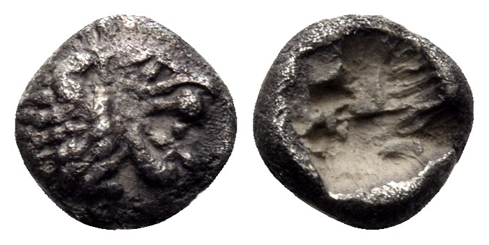 ASIA MINOR. Uncertain mint. 5th century BC. Tetartemorion (Silver, 5.5 mm, 0.22 ...