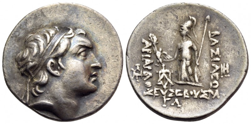 KINGS OF CAPPADOCIA. Ariarathes V Eusebes Philopator, circa 163-130 BC. Drachm (...