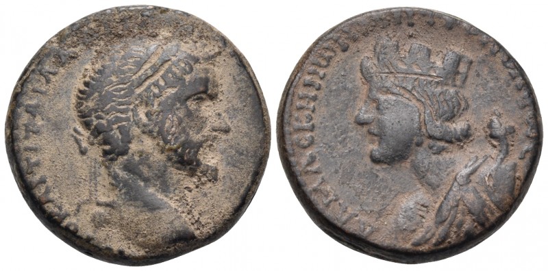 SYRIA, Coele-Syria. Damascus. Antonius Pius, 138-161. Diassarion (Bronze, 23 mm,...