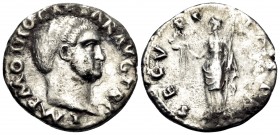 Otho, 69. Denarius (Silver, 18.5 mm, 3.07 g, 6 h), Rome, 15 January - 17 April 69. IMP OTHO CAESAR AVG TR P Bare head of Otho to right. Rev. SECVRITAS...