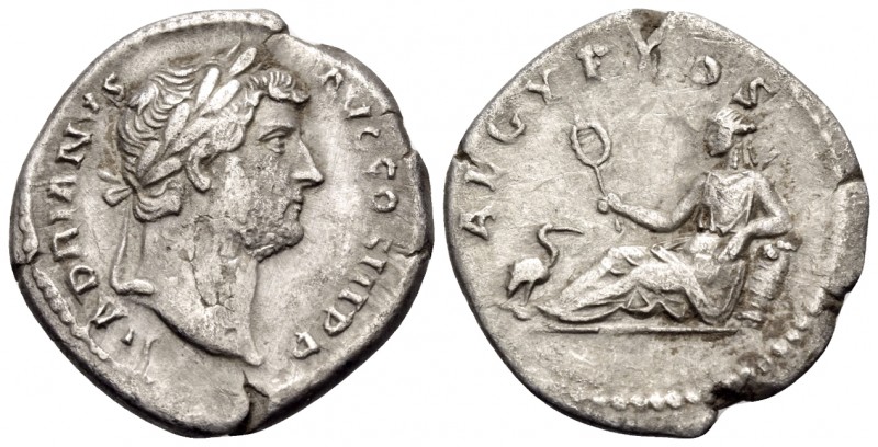 Hadrian, 117-138. Denarius (Silver, 18.5 mm, 2.66 g, 6 h), Rome, c. 130-133. HAD...