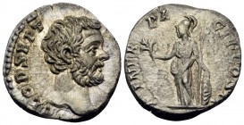 Clodius Albinus, as Caesar, 193-195. Denarius (Silver, 17.5 mm, 2.94 g, 5 h), struck under Septimius Severus, Rome, 194-195. D CLOD SEPT [ALBIN CAES] ...