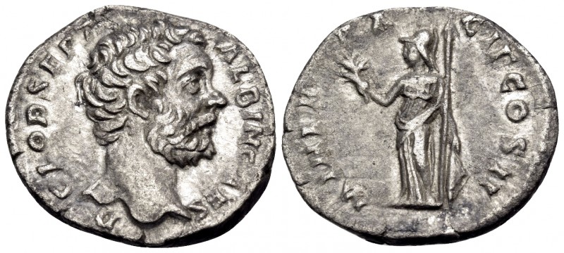 Clodius Albinus, as Caesar, 193-195. Denarius (Silver, 19.5 mm, 2.04 g, 11 h), s...