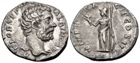Clodius Albinus, as Caesar, 193-195. Denarius (Silver, 19.5 mm, 2.04 g, 11 h), struck under Septimius Severus, Rome, 194-195. D CLOD SEPT ALBIN CAES B...