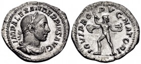 Severus Alexander, 222-235. Denarius (Silver, 20 mm, 2.22 g, 7 h), Rome, 232. IMP ALEXANDER PIVS AVG Laureate and draped bust of Severus Alexander to ...
