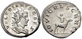 Valerian II, Caesar, 256-258. Antoninianus (Silver, 21.5 mm, 3.97 g, 6 h), Cologne, 257-258. VALERIANVS CAES Radiate and draped bust of Valerian II to...