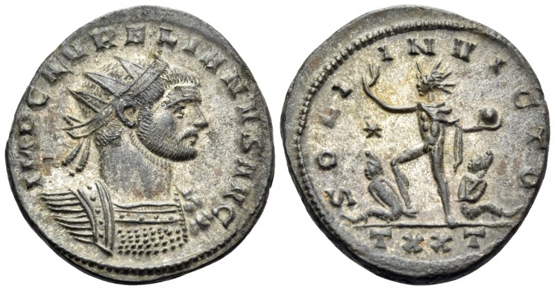 Aurelian, 270-275. Antoninianus (Bronze, 22 mm, 4.52 g, 5 h), Ticinum, 3rd offic...