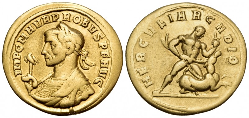 Probus, 276-282. Aureus (Gold, 21 mm, 6.50 g, 11 h), Siscia. IMP C M AVR PROBVS ...