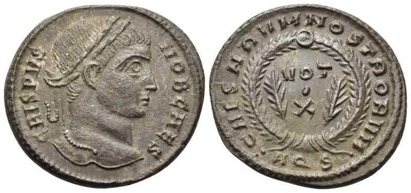 Crispus, Caesar, 316-326. Follis (Bronze, 18.5 mm, 3.02 g, 5 h), struck under Co...