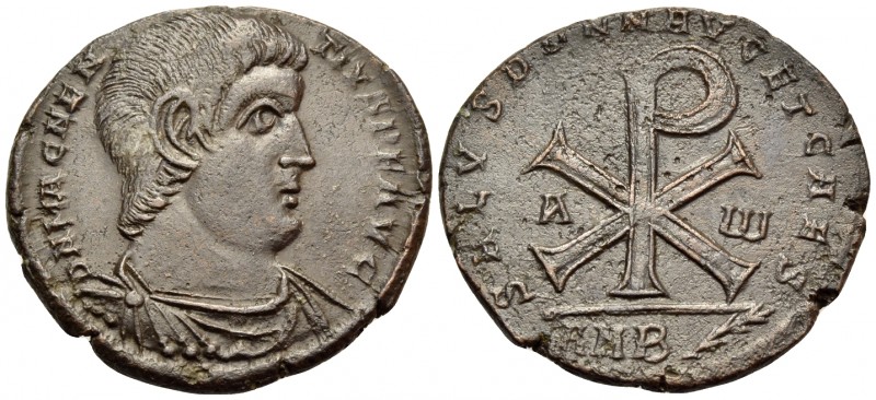 Magnentius, 350-353. Double Centenionalis (Bronze, 27 mm, 7.09 g, 1 h), Ambianum...