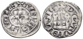 FRANCE, Provincial. Poitou. Alphonse de Poitiers, 1249-1271. Denier Tournois (Billon, 19 mm, 0.95 g, 6 h). + ALFVNSVS COMES around cross pattée. Rev. ...
