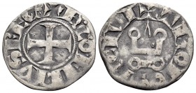 FRANCE, Provincial. Toulouse. Alphonse de Poitiers, 1249-1271. Denier Tournois (Billon, 17.5 mm, 0.85 g, 1 h). + A· CO· FILIVS REG around cross pattée...