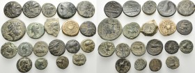 GREEK. Circa 4th -1st Century BC. (Bronze, 83.00 g). A fine lot of Twenty (20) Bronze coins. All with fine patinas and in relatively good condition. A...