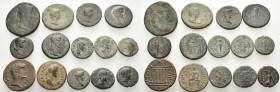 ROMAN PROVINCIAL. Asia Minor. Circa 1st Century AD. (Bronze, 70.00 g). Lot of Fourteen (14) Roman Provincial Bronze Coins, including many interesting ...