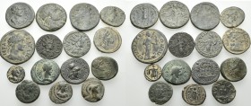 ROMAN PROVINCIAL. Asia Minor. Circa 1st-3rd century AD. (Bronze, 51.00 g). Lot of Fifteen (15) pseudo autonomous Roman Provincial Bronze Coins, from A...