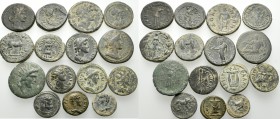 ROMAN PROVINCIAL. Asia Minor. Circa 1st-3rd century AD. (Bronze, 51.00 g). Lot of Fifteen (15) pseudo autonomous Roman Provincial Bronze Coins from As...