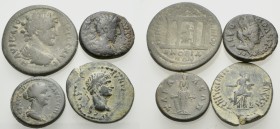 ROMAN PROVINCIAL. Asia Minor. Circa 2nd century AD. (Bronze, 26.69 g). Lot of Four (4) 2nd century Roman Provincial Bronze Coins, from Asia Minor. Goo...
