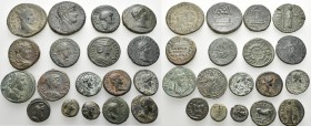 GREEK & ROMAN PROVINCIAL. Asia Minor. Circa 2nd century BC -3rd century AD. (Bronze, 123.00 g). Lot of Eighteen (18) Roman Provincial Bronze Coins fro...