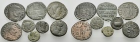 MISCELLANIA. Circa 1st-10th century AD. (Bronze, 39.16 g). A lot of Eight (8) assorted coins. Fine to very fine. Lot sold as is, no returns (8).