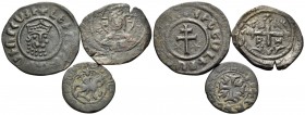 CRUSADER PERIOD. Armenia and Crusaders. Circa 11th -13th century. (Bronze, 13.53 g). A Lot of Three (3) Bronze Coins. About very fine or better. Sold ...