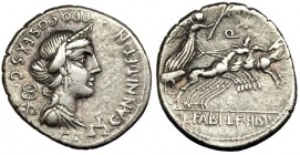 ANNIA. Denario. Hispania (82-81 a.C.). FFC-139. SB-2b. MBC.