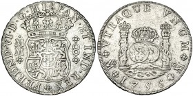 8 reales. 1756. México. MM. VI-367. MBC.