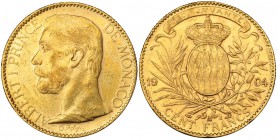 MÓNACO. 100 francos. 1904. A. KM-105. Pequeñas marcas. MBC+.