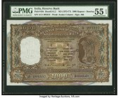 India Reserve Bank of India 1000 Rupees ND (1975-77) Pick 65b Jhun6.9.4.2 PMG About Uncirculated 55 EPQ. Staple holes at issue. 

HID09801242017

© 20...