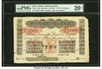 India Government of India 10 Rupees 1914-16 Pick A10b Jhun2A.2.3B.2 PMG Very Fine 20 Net. Ink burn and internal tear. 

HID09801242017

© 2020 Heritag...