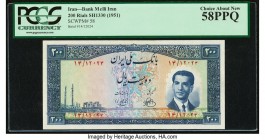 Iran Bank Melli 200 Rials ND (1951) / SH1330 Pick 58 PCGS Currency Choice About New 58PPQ. 

HID09801242017

© 2020 Heritage Auctions | All Rights Res...