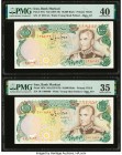 Iran Bank Markazi 10,000 Rials ND (1974-79) Pick 107c; 107d Two Examples PMG Extremely Fine 40; Choice Very Fine 35. 

HID09801242017

© 2020 Heritage...