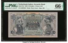 Netherlands Indies Javasche Bank 10 Gulden 19.8.1939 Pick 79c PMG Gem Uncirculated 66 EPQ. 

HID09801242017

© 2020 Heritage Auctions | All Rights Res...