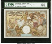 Yugoslavia National Bank 1000 Dinara 6.9.1935 Pick 33 PMG About Uncirculated 55. 

HID09801242017

© 2020 Heritage Auctions | All Rights Reserved