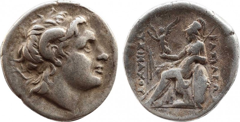 KINGS OF THRACE (Macedonian). Lysimachos (305-281 BC). Drachm. Ephesos.
Obv: Hea...