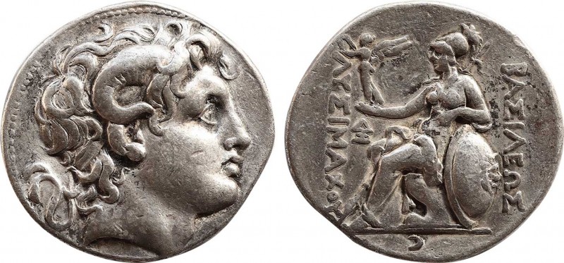 KINGS OF THRACE (Macedonian). Lysimachos (305-281 BC). Tetradrachm. Lampsakos.
O...