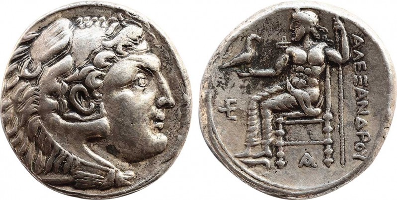 KINGS OF MACEDON. Alexander III the Great (336-323 BC). Tetradrachm. Posthumous ...