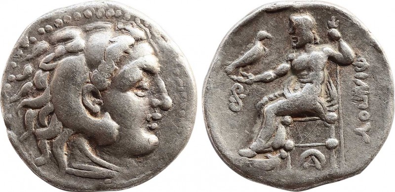 KINGS OF MACEDON. Philip III Arrhidaios (323-317 BC). Drachm. Lampsakos.
Obv: He...
