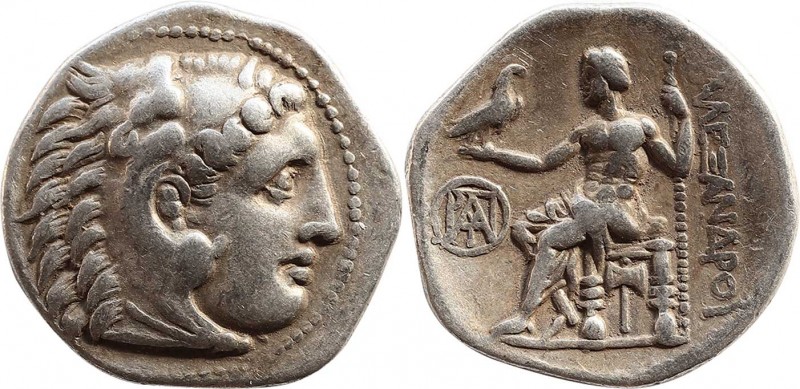 KINGS OF MACEDON. Alexander III 'the Great' (336-323 BC). Drachm. Miletos.
Obv: ...