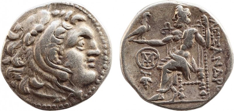 KINGS OF MACEDON. Alexander III 'the Great' (336-323 BC). Drachm. Chios.
Obv: He...