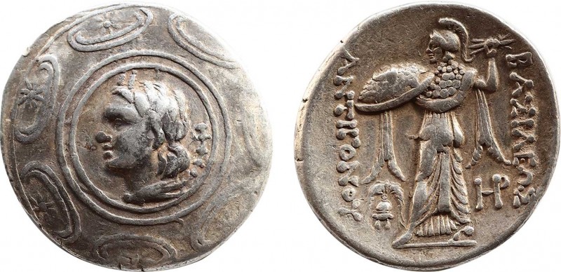 KINGS OF MACEDON. Antigonos II Gonatas. (277/6-239 BC). Tetradrachm. Pella.
Obv:...